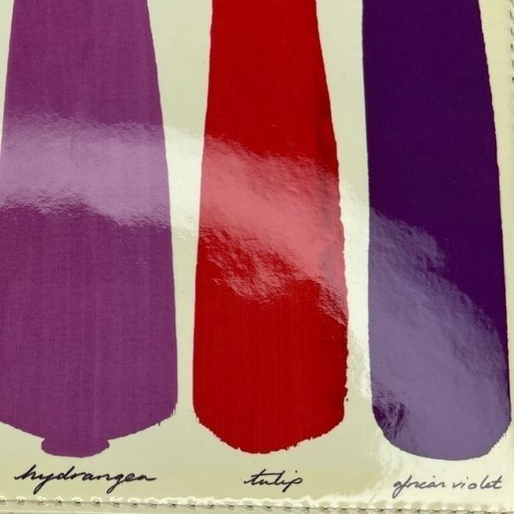 Kate Spade Paint Clutch Gene Brushstroke Bag Vintage - Picture 11 of 13